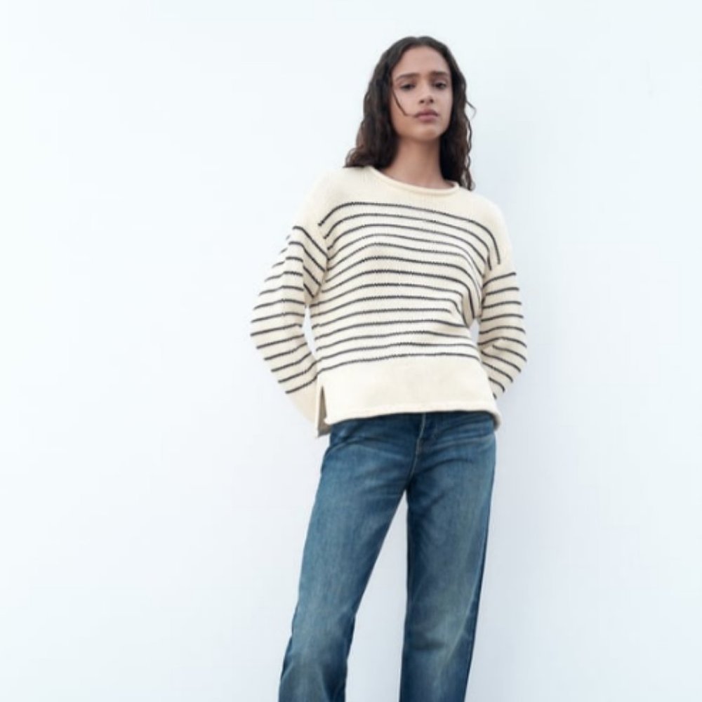 French style Zara sweater